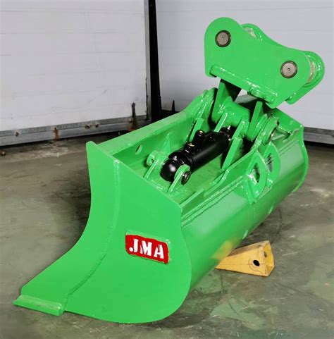 hydraulic tilting buckets for mini excavator|rotating head for mini excavator.